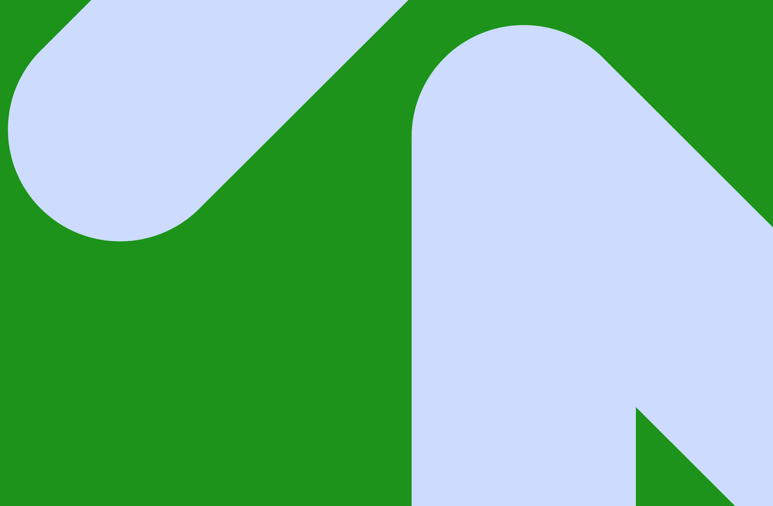 Cropped close up of light blue diagonal line on a bright green background